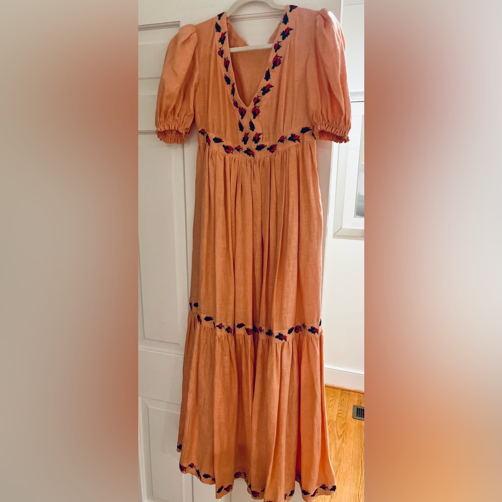 Fanm Mon Aktur Maxi Linen Dress - Size S - Picture 3 of 5